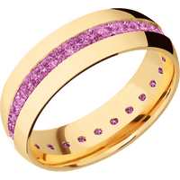 10K Yellow Gold + Polish Finish