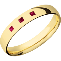 10K Yellow Gold + Polish Finish