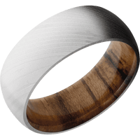 Damascus + Bead Finish + Teak