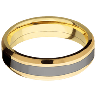 14K Yellow Gold + Polish , Polish Finish