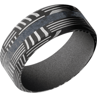 Basketweave + Acid Finish + Gun Metal Grey
