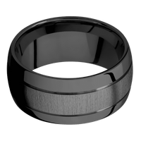 Zirconium + Crosssatinblack , Polish Finish