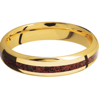 18K Yellow Gold + Polish , Polish Finish