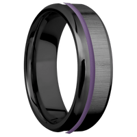 Zirconium + Crosssatinblack , Polish Finish