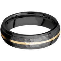 Zirconium + Hammer , Polish Finish