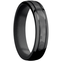 Zirconium + Rockpolish , Polish Finish + Dark Grey
