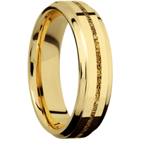 14K Yellow Gold + Polish , Polish Finish