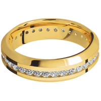18K Yellow Gold + Polish , Polish Finish