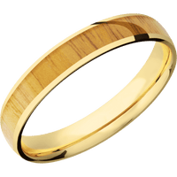 10K Yellow Gold + Polish Finish