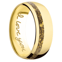 14K Yellow Gold + Polish , Polish Finish