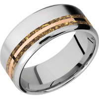 10K White Gold + Bead , Bead Finish