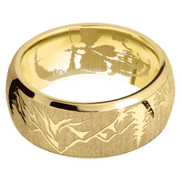 22K Yellow Gold + Polish , Polish Finish