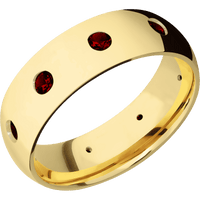 18K Yellow Gold + Polish Finish