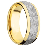14K Yellow Gold + Polish Finish