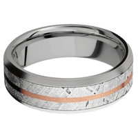 Titanium + Polish , Bead Finish