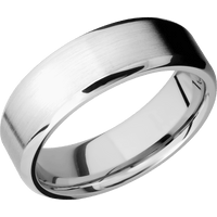10K White Gold + Satin , Polish Finish