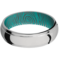 Titanium + Polish , Polish Finish + Teal
