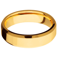 22K Yellow Gold + Polish , Polish Finish