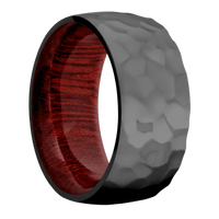 Zirconium + Rockpolish Finish + Blood Wood