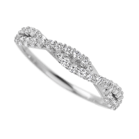 Platinum band with 26 Round Lab Grown Diamond (ST) having TCW-.39