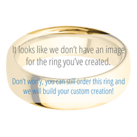 10K Yellow Gold + Satin Finish