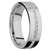 14K White Gold + Anglesatin Finish