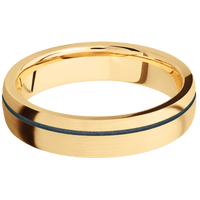 10K Yellow Gold + Satin , Satin Finish