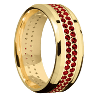 10K Yellow Gold + Polish , Polish Finish