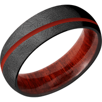 Zirconium + Distressed Finish + Red Heart