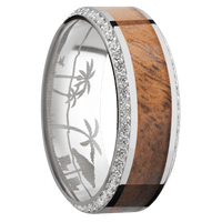 18K White Gold + Polish , Polish Finish