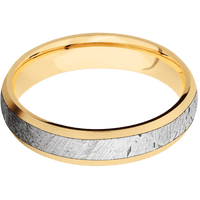 14K Yellow Gold + Satin Finish