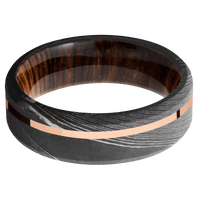 Damascus + Acid Finish + Cocobolo