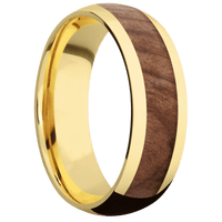 14K Yellow Gold + Polish Finish