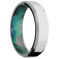 Platinum + Polish , Satin Finish + Black Mother of Pearl