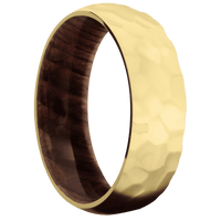 10K Yellow Gold + Rockpolish Finish + Sequoia