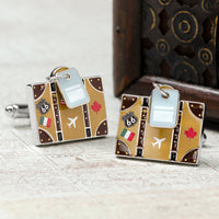 Traveler Suitcase Cufflinks