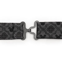 Disney Mickey Mouse Pattern Black Bow Tie