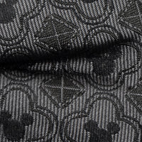 Disney Mickey Mouse Pattern Black Bow Tie