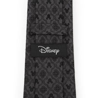 Disney Mickey Mouse Pattern Black Men's Tie