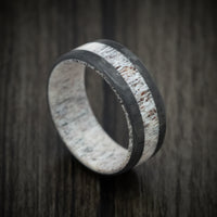 Carbon Fiber and Antler Ring