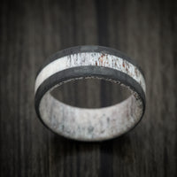 Carbon Fiber and Antler Ring