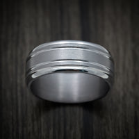 Tantalum Band with Satin Finish Custom Made Men's Ring