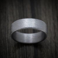 Tantalum Band with Distressed Finish Custom Made Men's Ring