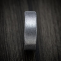 Tantalum Band with Distressed Finish Custom Made Men's Ring