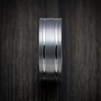 Tantalum Band with Satin Finish Custom Made Men's Ring
