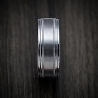 Tantalum Band with Satin Finish Custom Made Men's Ring