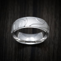 14K Gold Men's Ring with Organic Design Pattern