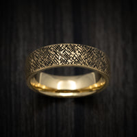 14K Gold Men's Ring with Organic Design