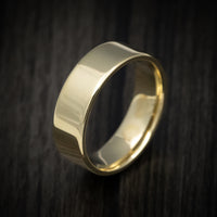 Classic Gold 7mm Wide Wedding Men's Band