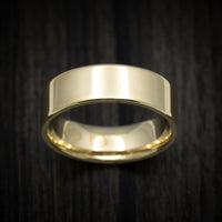Classic Gold 7mm Wide Wedding Men's Band
